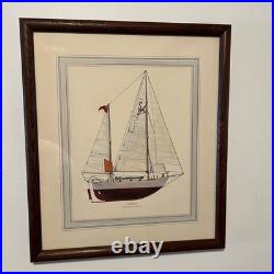 Sailboat Prints Set of 6 Nautical Ocean
