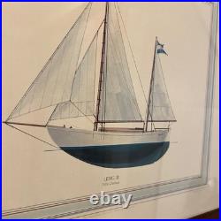 Sailboat Prints Set of 6 Nautical Ocean