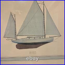 Sailboat Prints Set of 6 Nautical Ocean