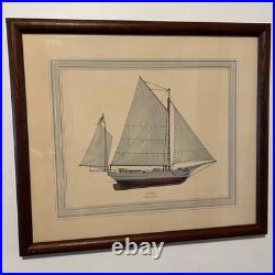 Sailboat Prints Set of 6 Nautical Ocean
