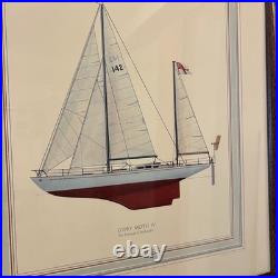 Sailboat Prints Set of 6 Nautical Ocean
