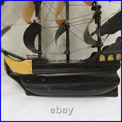 Scale 1/50 Dark Dragon Wooden Pirate Ship Nautical Model Boat Kit Black Sails