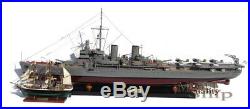 Scale Swedish Navy HMS Gotland Handcrafted War Ship Display Model 39 NEW
