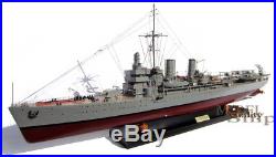 Scale Swedish Navy HMS Gotland Handcrafted War Ship Display Model 39 NEW