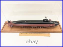 Seawolf SSN-21 US Navy Submarine 1/192 Desk Display Case Model Ship