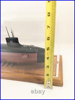 Seawolf SSN-21 US Navy Submarine 1/192 Desk Display Case Model Ship