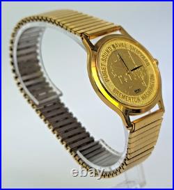 Seiko Puget Sound Naval Shipyard Bremerton WA Commemorative Watch Runs SB12