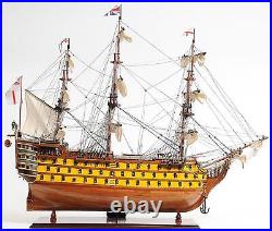 Ship Model Watercraft Traditional Antique HMS Victory Boats Sailing Painted