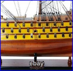 Ship Model Watercraft Traditional Antique HMS Victory Boats Sailing Painted