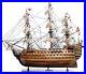 Ship-Model-Watercraft-Traditional-Antique-HMS-Victory-Boats-Sailing-Wood-Base-01-ed