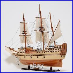 Ship Model Watercraft Traditional Antique Mayflower Medium Mahogany Rosewood