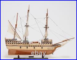 Ship Model Watercraft Traditional Antique Mayflower Medium Mahogany Rosewood