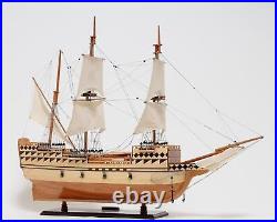 Ship Model Watercraft Traditional Antique Mayflower Medium Mahogany Rosewood