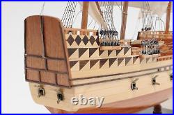 Ship Model Watercraft Traditional Antique Mayflower Medium Mahogany Rosewood