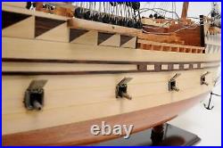 Ship Model Watercraft Traditional Antique Mayflower Medium Mahogany Rosewood