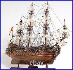 Ship Model Watercraft Traditional Antique San Felipe Medium Brass Chrome