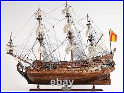 Ship Model Watercraft Traditional Antique San Felipe Medium Brass Chrome