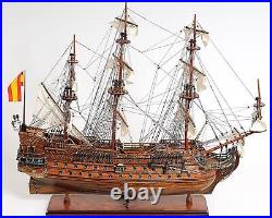 Ship Model Watercraft Traditional Antique San Felipe Medium Brass Chrome