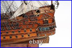 Ship Model Watercraft Traditional Antique San Felipe Medium Brass Chrome