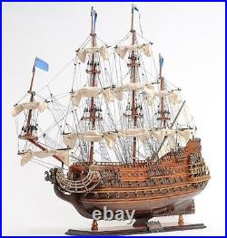Ship Model Watercraft Traditional Antique Soleil Royal Boats Sailing Western