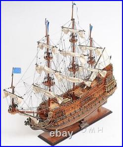 Ship Model Watercraft Traditional Antique Soleil Royal Boats Sailing Western