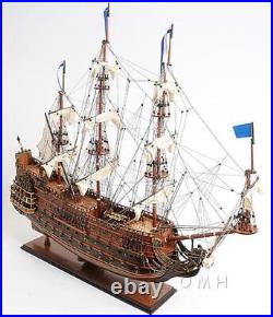 Ship Model Watercraft Traditional Antique Soleil Royal Boats Sailing Western