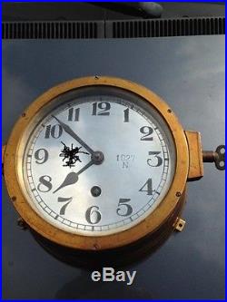 Ship U-Boat U-Boot Clock WW2 German Navy Kriegsmarine COLLECTIBLE