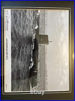 Signed photo of uss nautilus ssn 571 by vadmiral eugene wilkinson Nuclear Sub