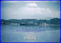 Slide Photo ROC Chinese Nationalist Navy Destroyer Keelung Taiwan Formosa 1951