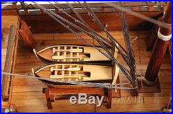 Soleil Royal Medium Tall Ship Wooden Model Boat French Warship 28 New in Box