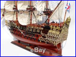 Sovereign of the Seas 1637 Tall Ship Wooden Model 28- Handcrafted Wooden Model
