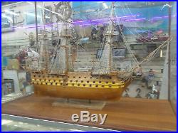 Soverign of the Seas Tall ship pre-made withdisplay case