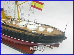 Spanish Pelayo 1887 Battleship Model 43 Handcrafted Wooden Model NEW