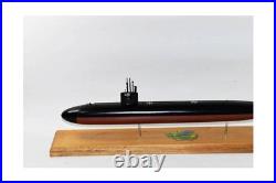 Squadron Nostalgia LLC USS Bremerton SSN-698 Submarine, Navy, Scale Model, Mahog