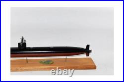 Squadron Nostalgia LLC USS Bremerton SSN-698 Submarine, Navy, Scale Model, Mahog