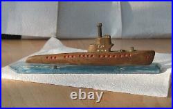 Submarine NAVY Fleet Ship Sea Boat Army Under Water Table Souvenir Soviet USSR O