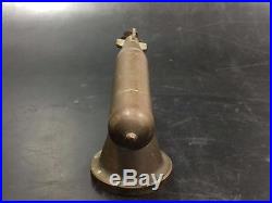 Submarine Torpedo Brass Trench Art Model Paperweight Salesman Sample Display