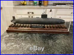 Submarine model display HMS Triumph submariner desk display desk model