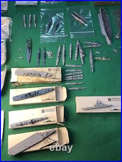 Superior Model and Other Metal War game Ships Miniatures