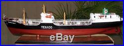 TEXACO OSLO Tanker 32 Handmade Wooden Model Ship NEW