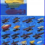 Takara SHIPS OF THE WORLD Series 2 Submarine set of 18 collection model figure
