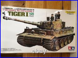 Tamiya 1/25 German Heavy Tank Tiger I Display Model Kit Set Unassembled Japan JP