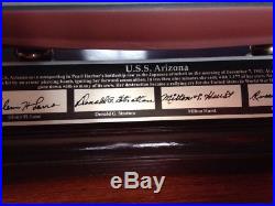 The Franklin Mint USS Arizona Signature Edition Model 1069 / 1177 Pearl Harbor