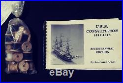 The Official Kit of the USS Constitution 1812-1815 Museum BlueJacket Model Parts