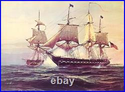 Thomas Hoyne 3 New Nautical Prints Sailing Ships Art Sea Boat Navy War Litho