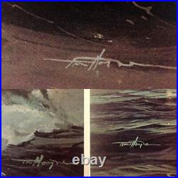 Thomas Hoyne 3 New Nautical Prints Sailing Ships Art Sea Boat Navy War Litho