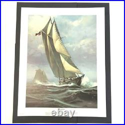 Thomas Hoyne 3 New Nautical Prints Sailing Ships Art Sea Boat Navy War Litho