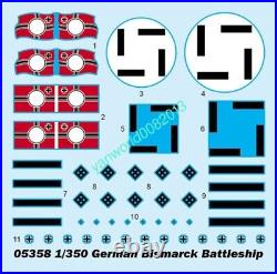 Trumpeter 05358 1/350 scale German Bismarck Battleship model kit 2020 new