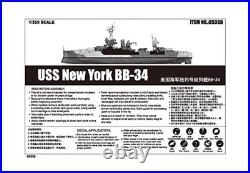 Trumpeter USS New York BB-34 Battleship Building Kit (1/350 Scale)