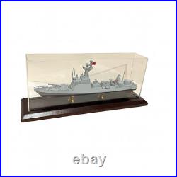 Turkish Battle Warship Model in Display Case Military Navy Ship Collectible Turkish Battle Warship Model in Display Case Military Navy Ship Collectible